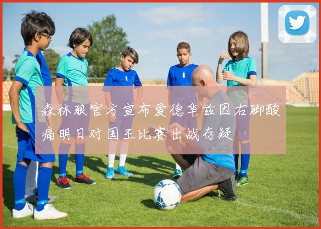 森林狼官方宣布爱德华兹因右脚酸痛明日对国王比赛出战存疑